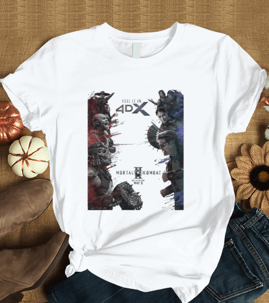 Mortal Kombat II 4DX Exclusive In Theaters May 8 2026 T-Shirt