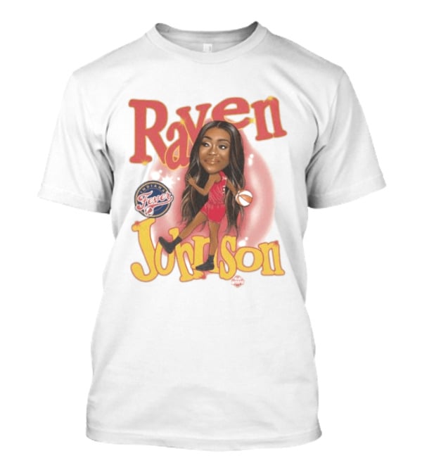 Raven Johnson Indiana Fever WNBA Basketball T-Shirt