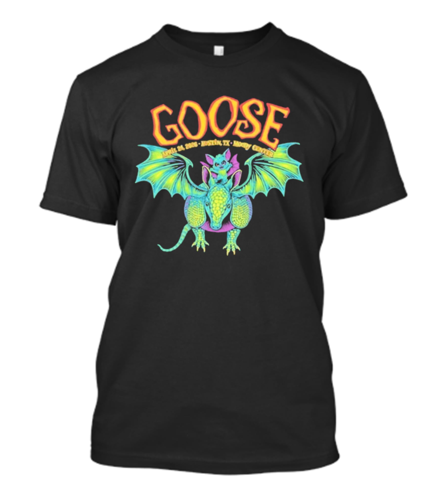 Goose Apr 24 2026 Austin TX Moody Center Dragon Event T-Shirt