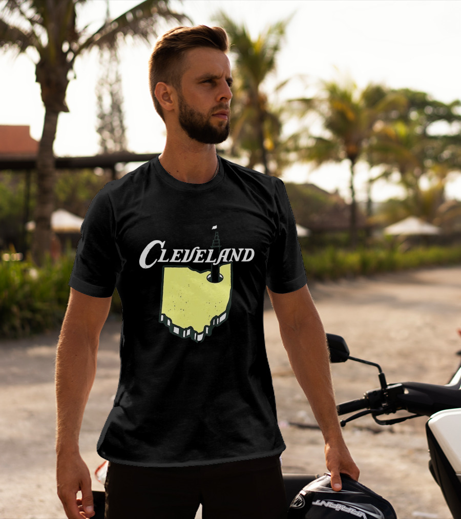 Cleveland Golf 2026 Ohio Map Tower T-Shirt