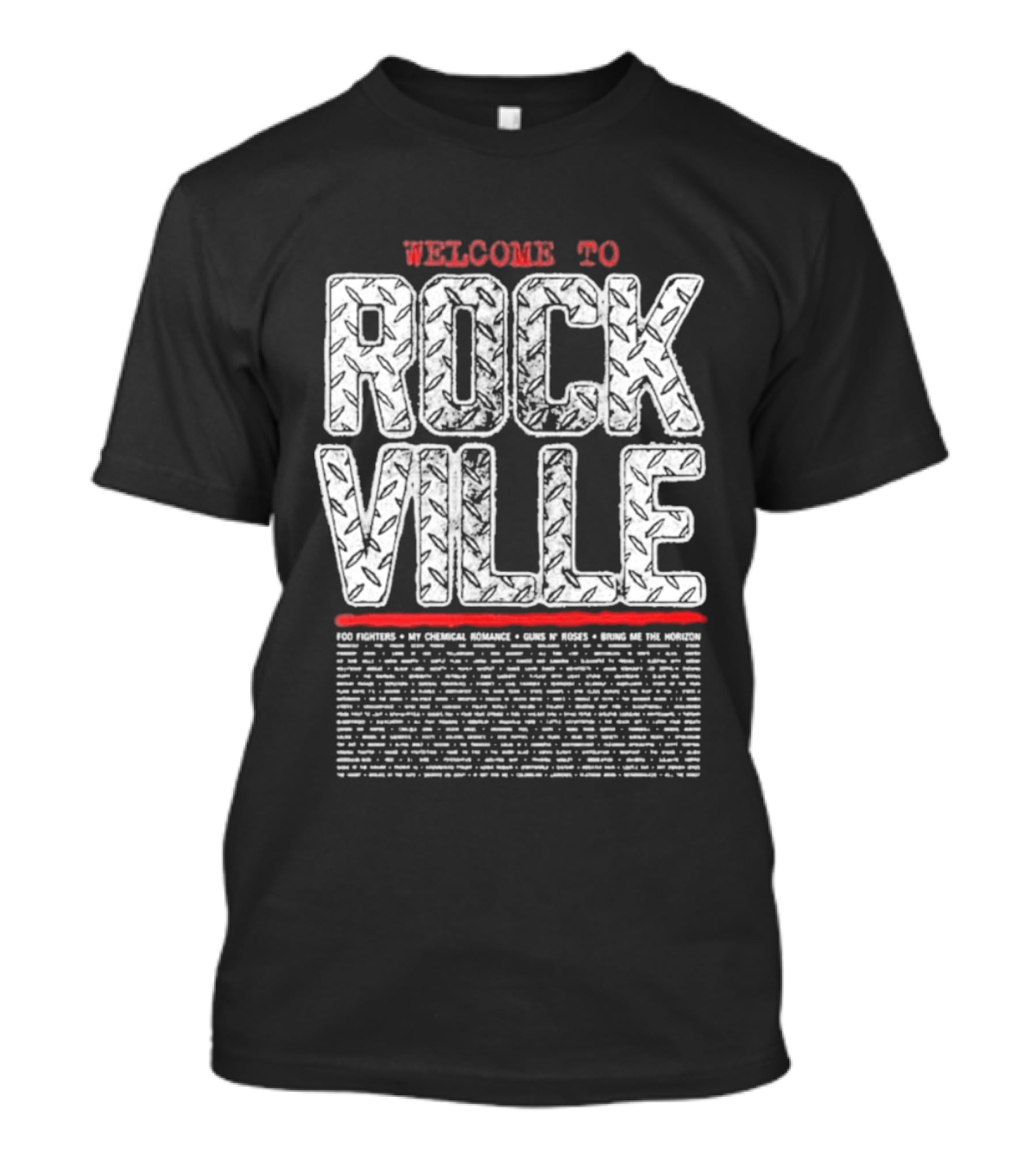 Welcome To Rockville Diamond Plate Daytona Beach FL May 7 To 10 2026 T-Shirt