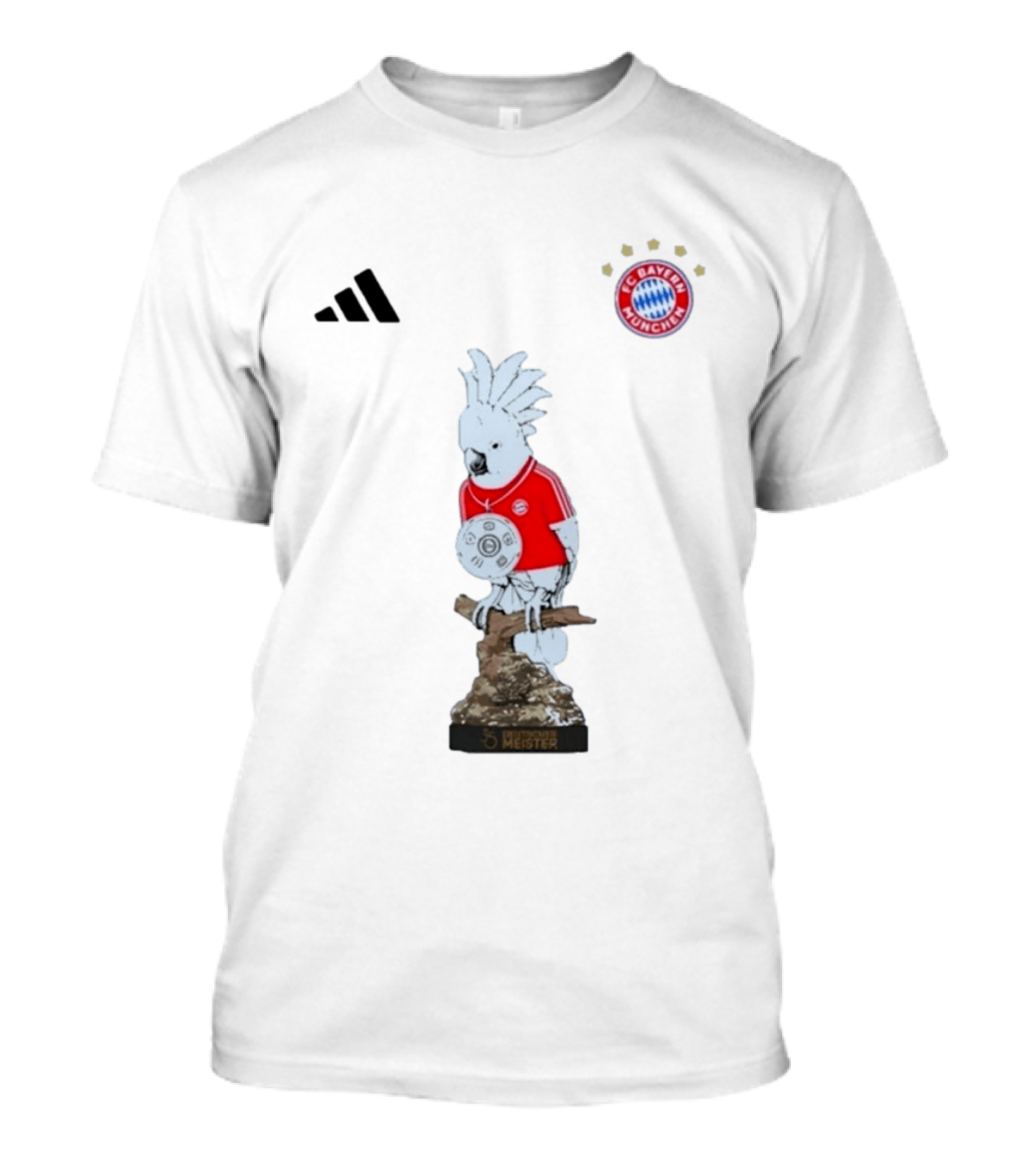 Fc Bayern München Deutscher Meister 2026 Cockatoo Champion Bundesliga T-Shirt