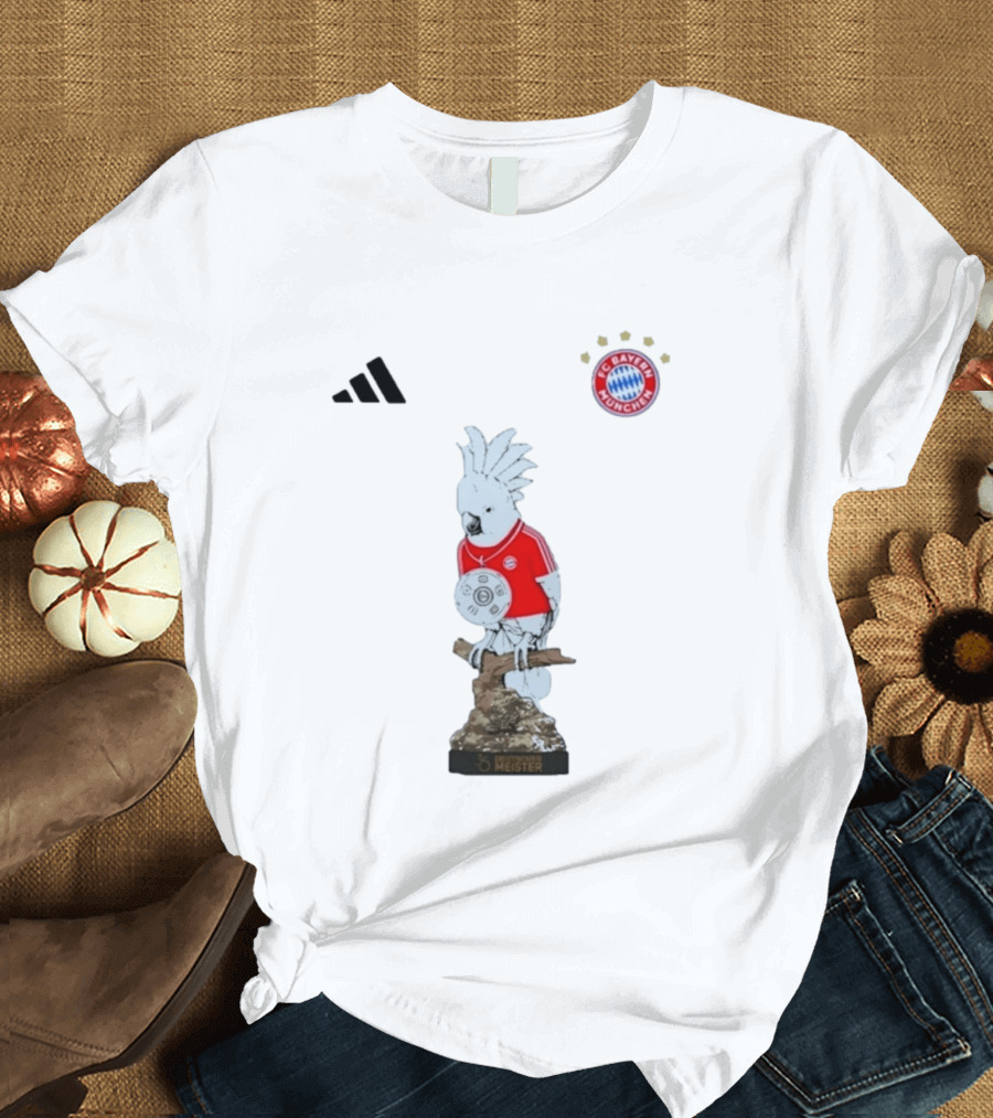 Fc Bayern München Deutscher Meister 2026 Cockatoo Champion Bundesliga T-Shirt