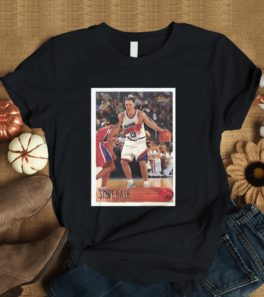 Steve Nash Phoenix Suns Topps NBA Card 13 T-Shirt