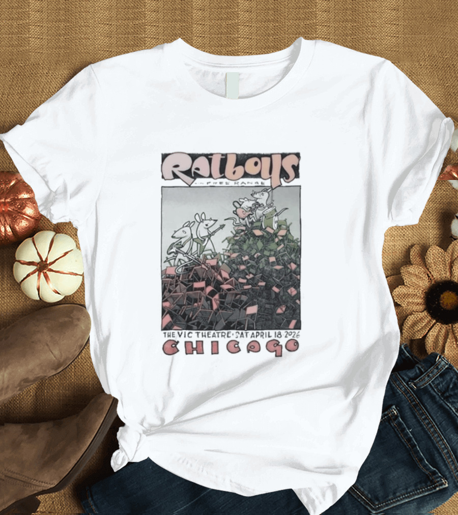 Ratboys Live At The Vic Theatre April 18 2026 Chicago IL T-Shirt