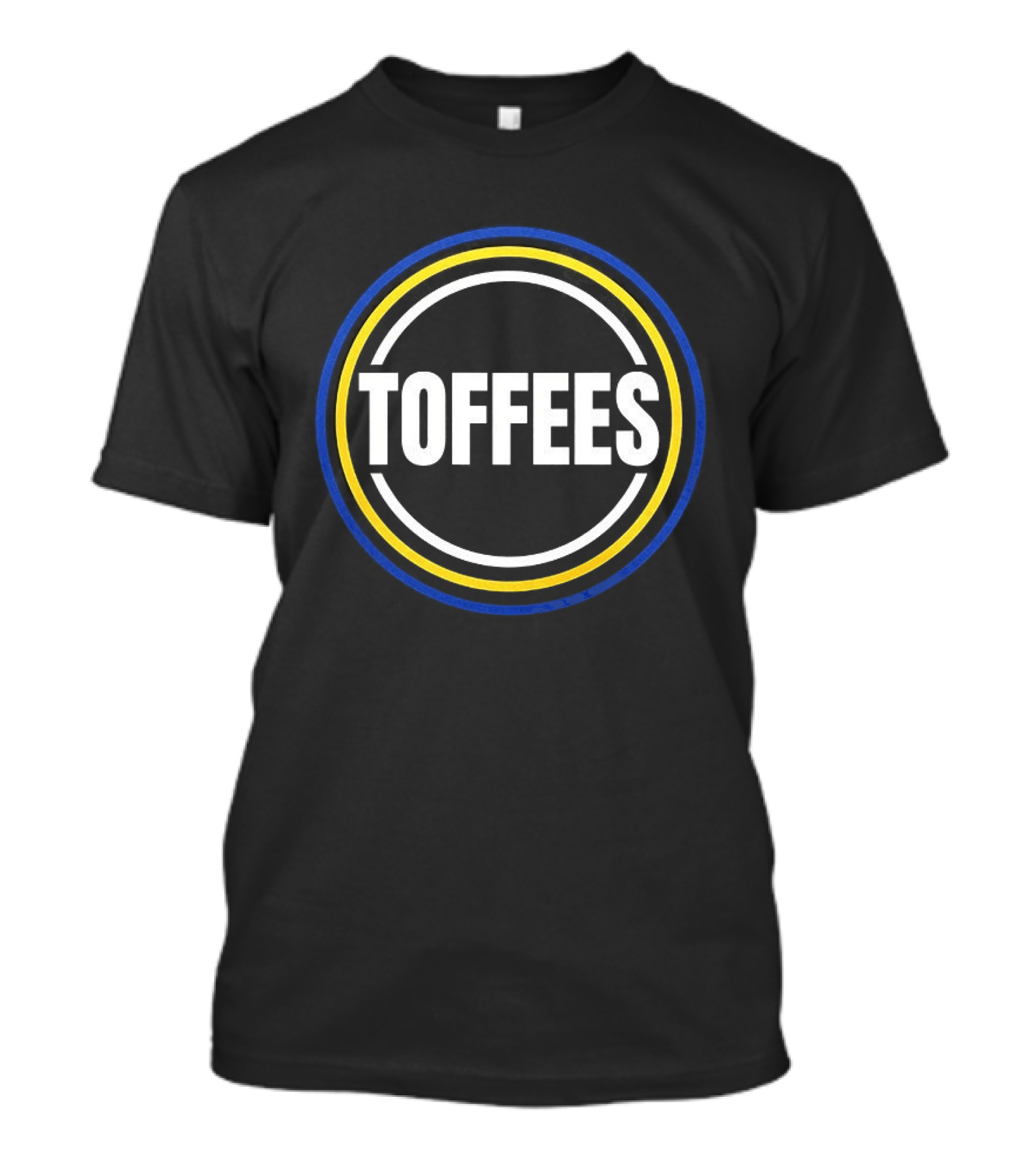 Toffees Circle Blue And Yellow Rings T-Shirt
