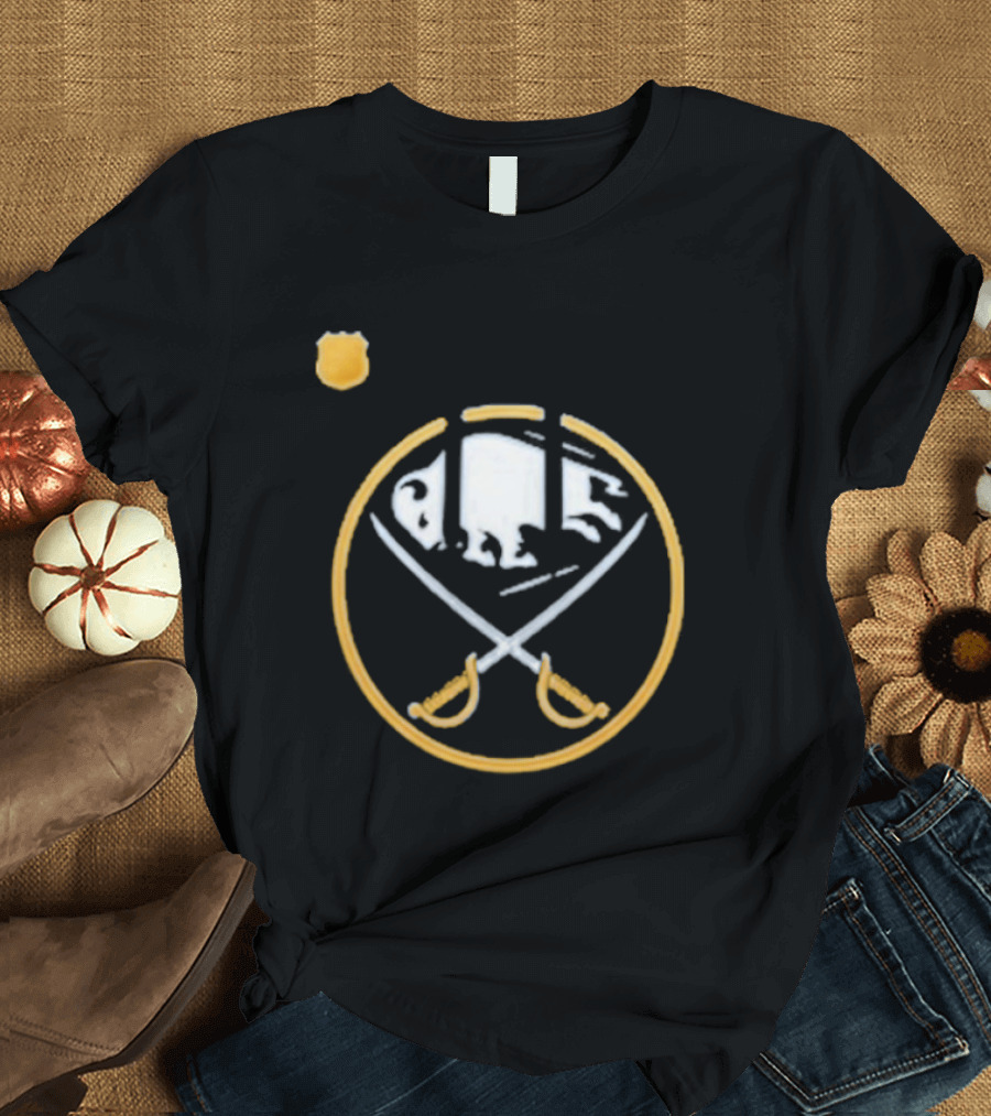 Buffalo Bills Josh Allen Buffalo Sabres Crest T-Shirt