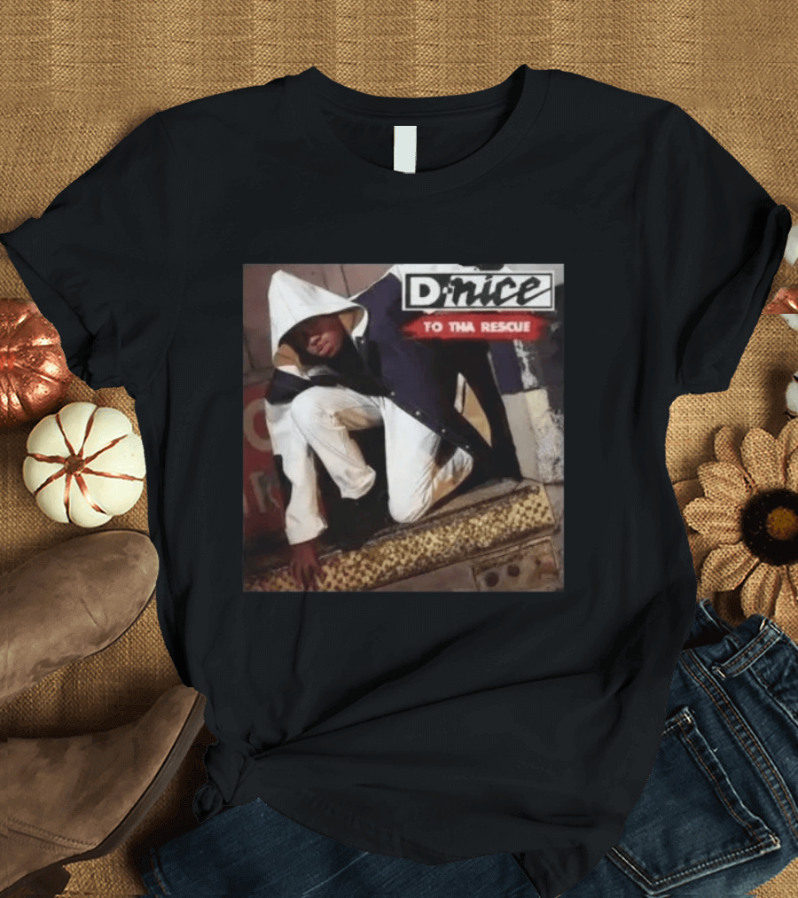 D Nice To Tha Rescue Urban Style Album Cover T-Shirt