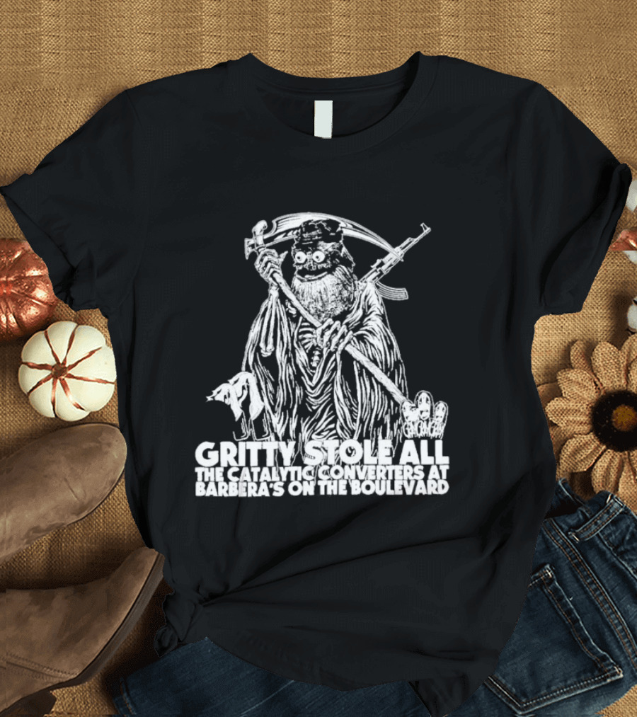 Gritty Flyers Stole All The Catalytic Converters At Barbera's On The Boulevard T-Shirt