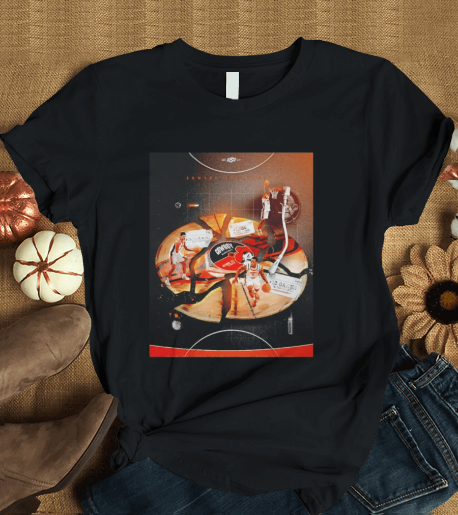 Oklahoma State Cowboys Basketball 2025 2026 Record Set By Cowboy Player In 39 Games T-Shirt