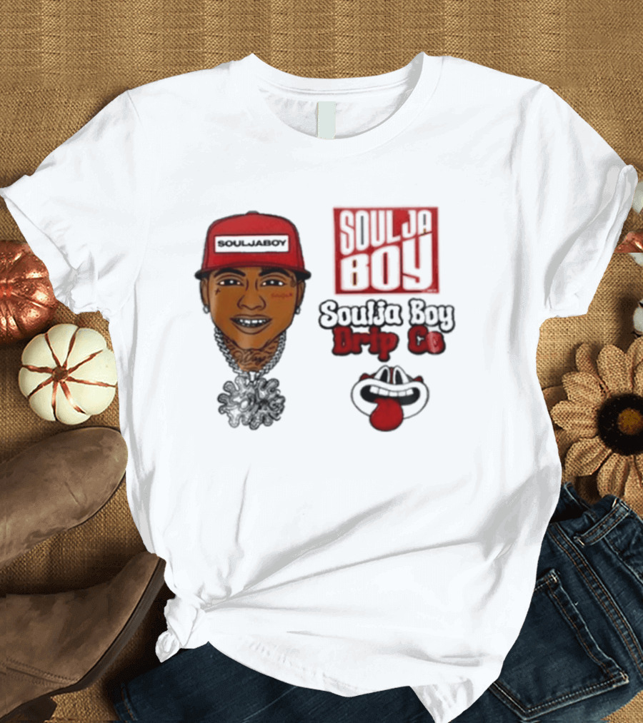 Soulja Boy Drip Co Tour 2026 Grills And Hat Collection T-Shirt