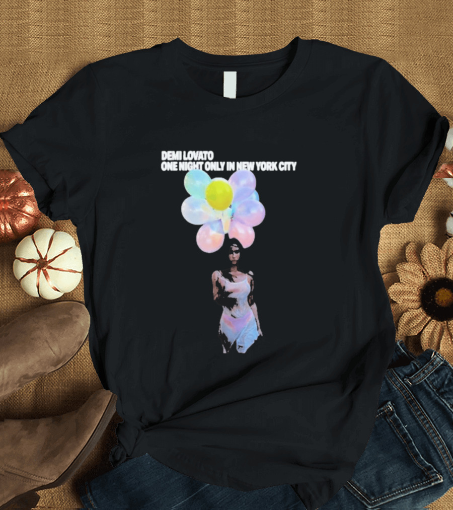 Demi Lovato One Night Only In New York City Colorful Balloons Dress T-Shirt