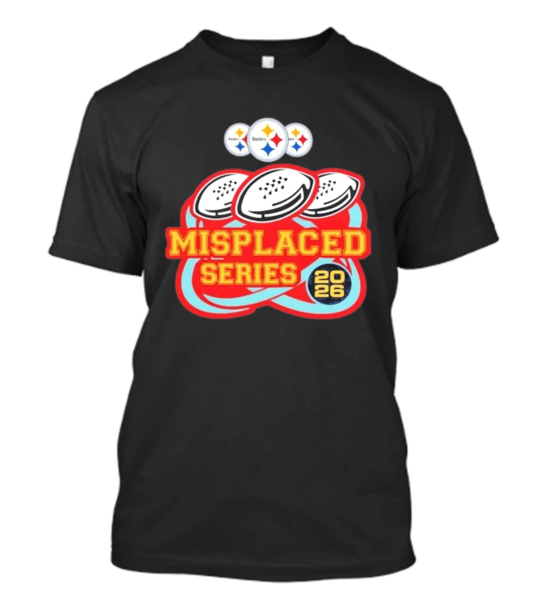 Steelers Misplaced Series 2026 Football Trio T-Shirt