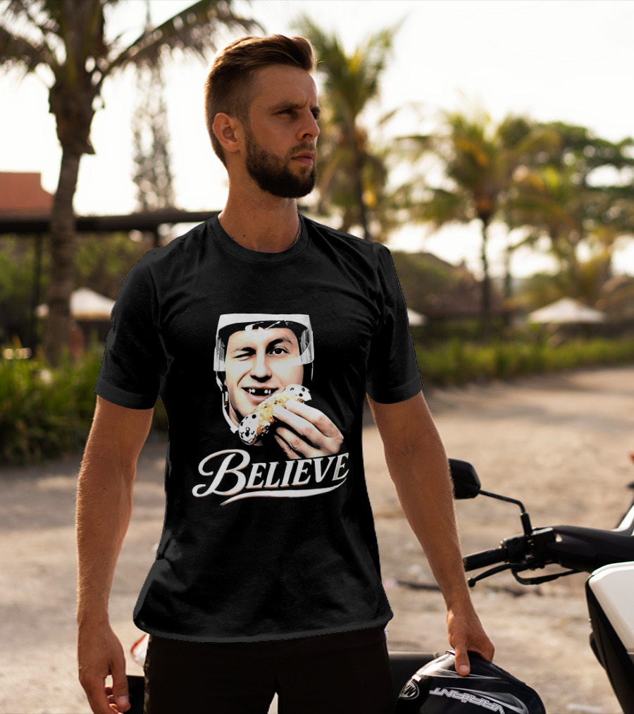 Believe Jack Hughes Big Head Philadelphia Flyers NHL T-Shirt