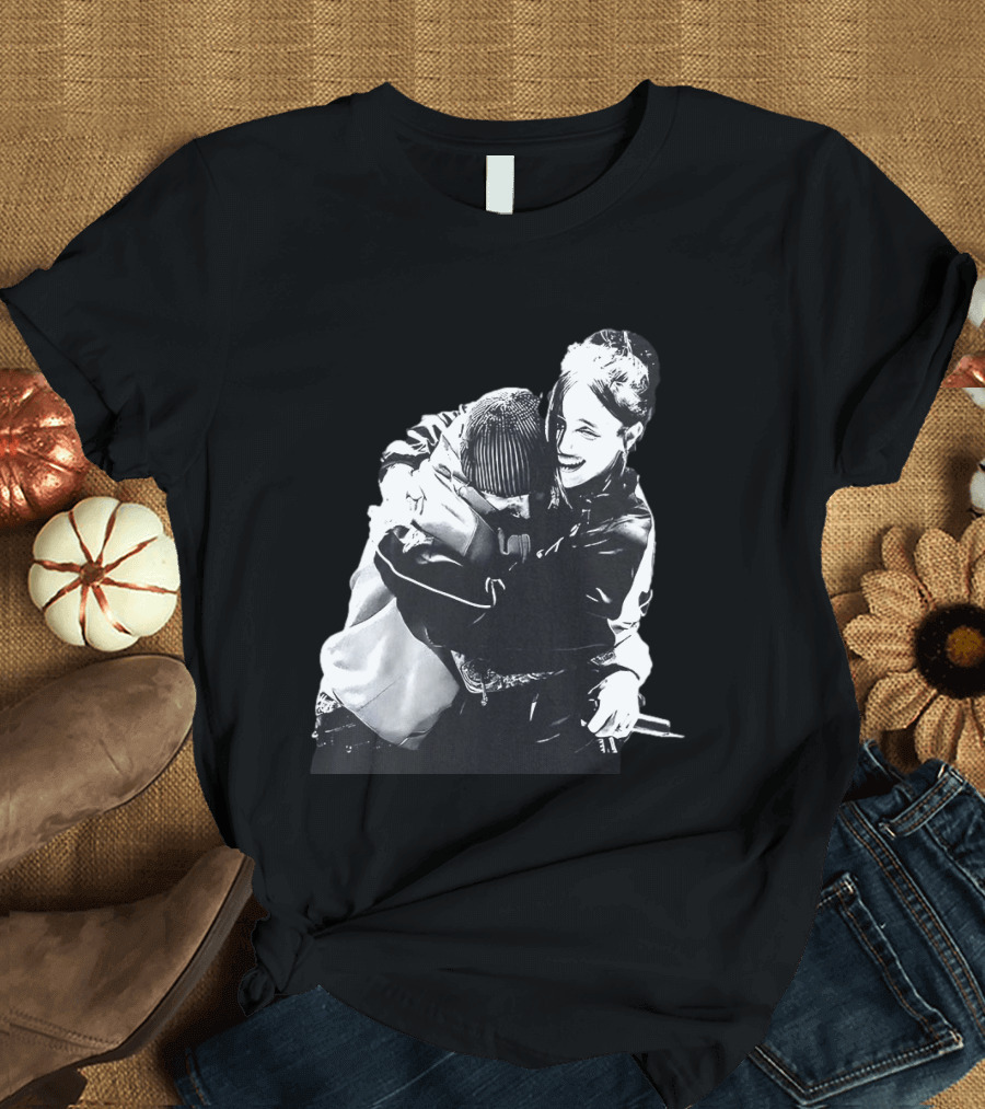 One Less Lonely Girl Coachella Billie Eilish Justin Bieber Hug 2026 T-Shirt