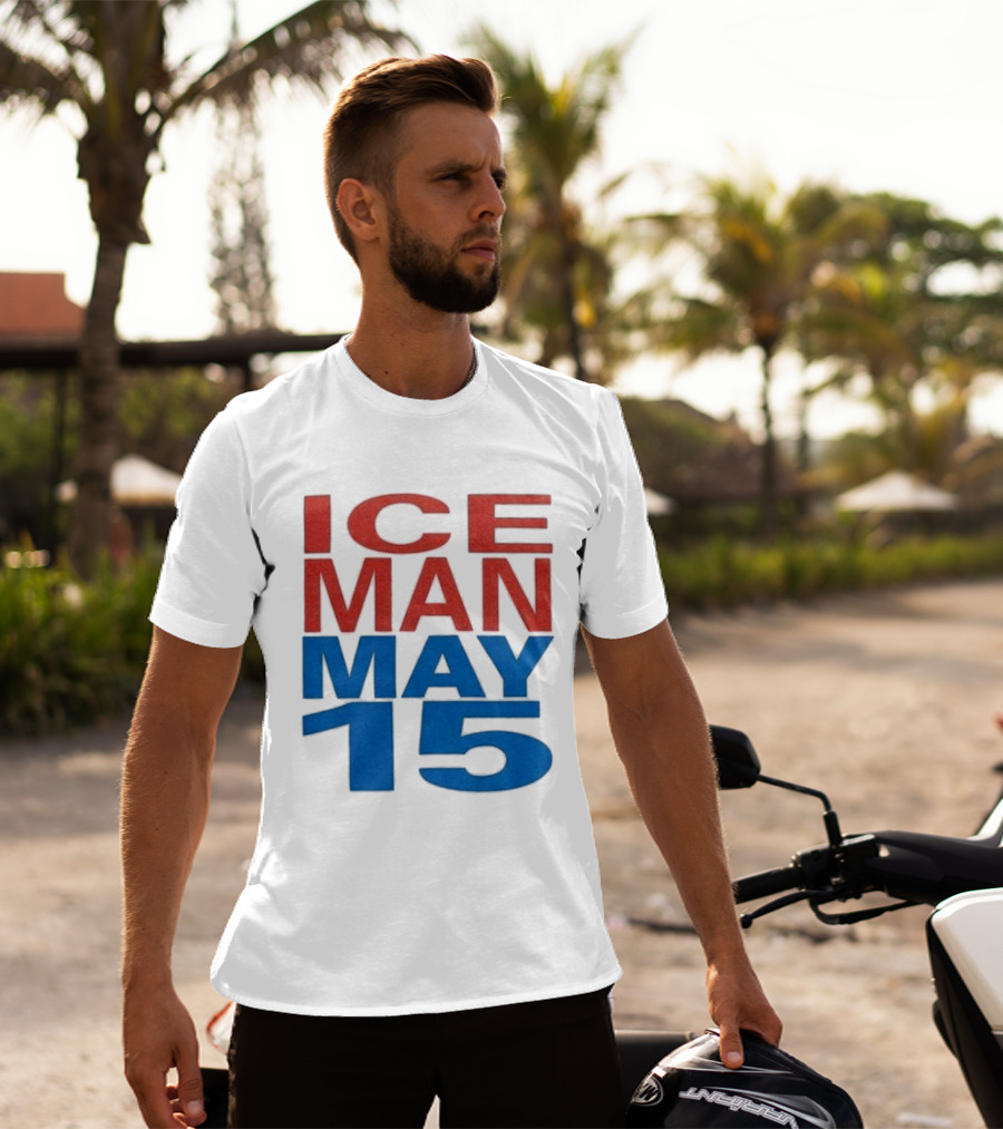 Iceman May 15 Bold Red Blue T-Shirt