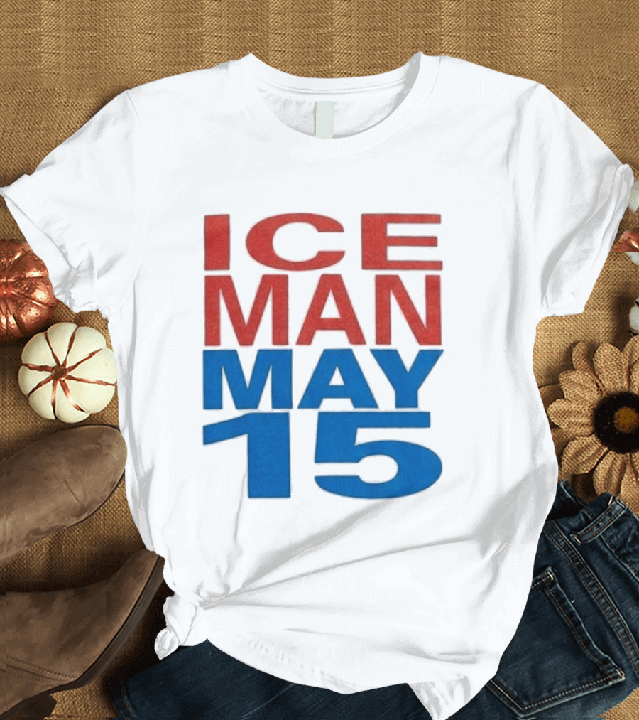 Iceman May 15 Bold Red Blue T-Shirt