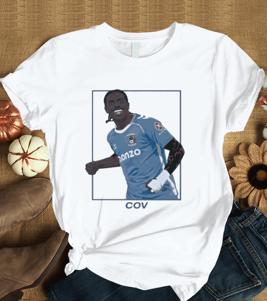 Coventry City FC Haji Wright Monzo Sponsor Premier League Comeback T-Shirt