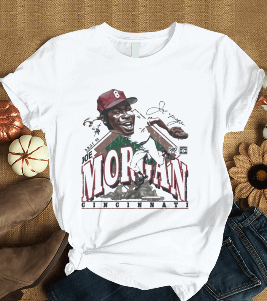 Joe Morgan Cincinnati Bruce Stark Collection 1981 T-Shirt