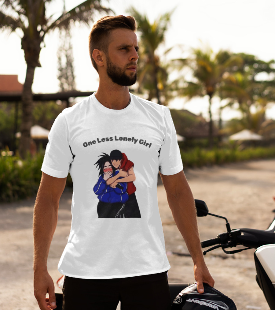 One Less Lonely Girl Justin Bieber Billie Eilish Coachella Hug 2026 T-Shirt