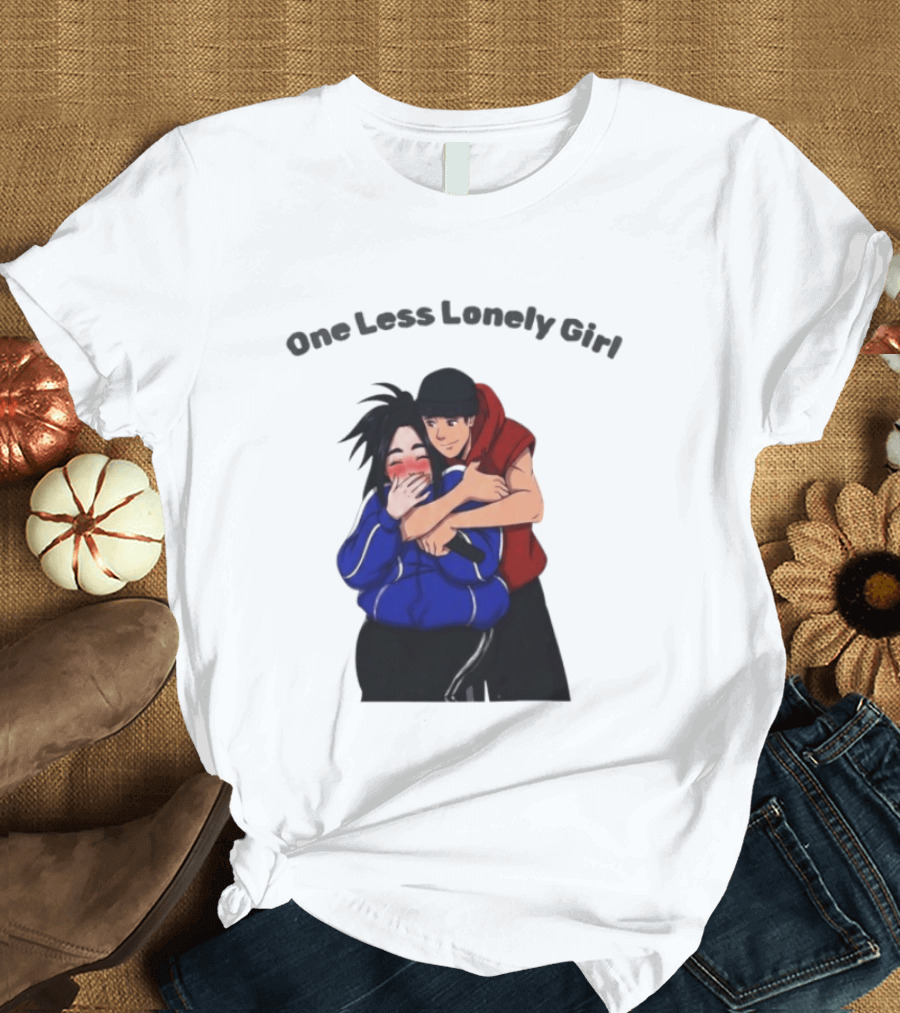 One Less Lonely Girl Justin Bieber Billie Eilish Coachella Hug 2026 T-Shirt