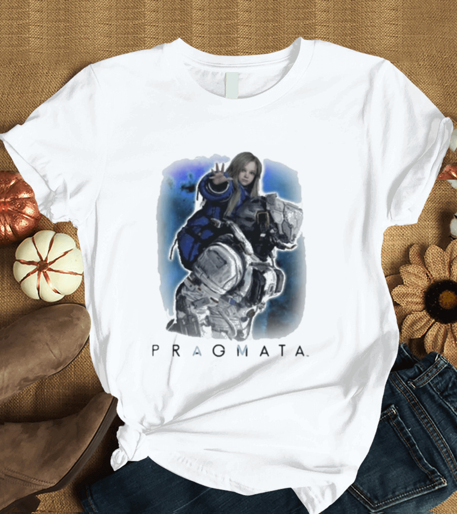 PRAGMATA Futuristic Sci Fi Adventure T-Shirt