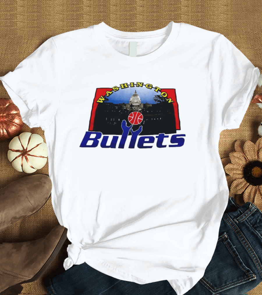 Washington Bullets Capitol Basketball T-Shirt