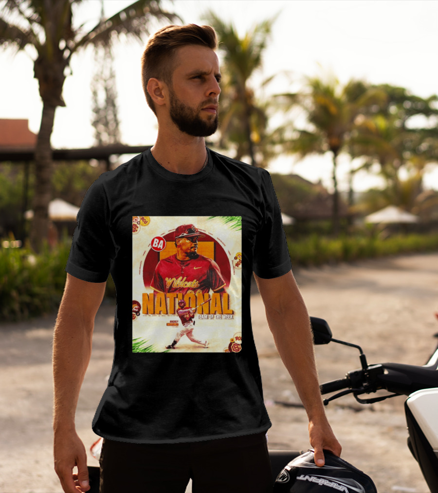 Andrey Martinez Wildcats National Team Of The Week Bethune Cookman T-Shirt