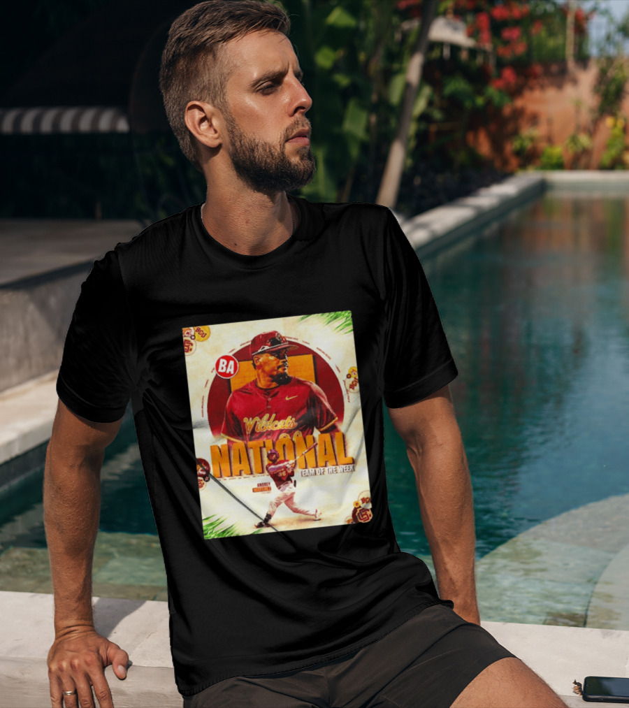Andrey Martinez Wildcats National Team Of The Week Bethune Cookman T-Shirt
