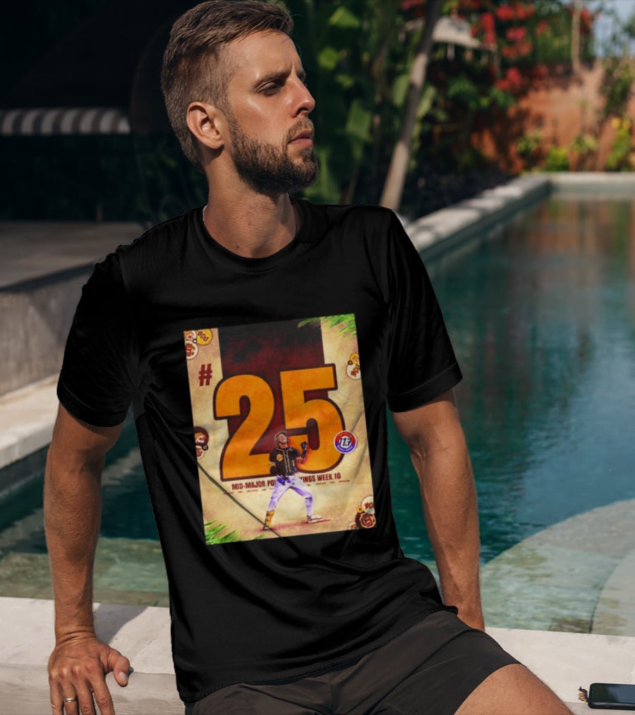 #25 Mid Major Power Rankings Week 10 Bethune Cookman Wildcats T-Shirt