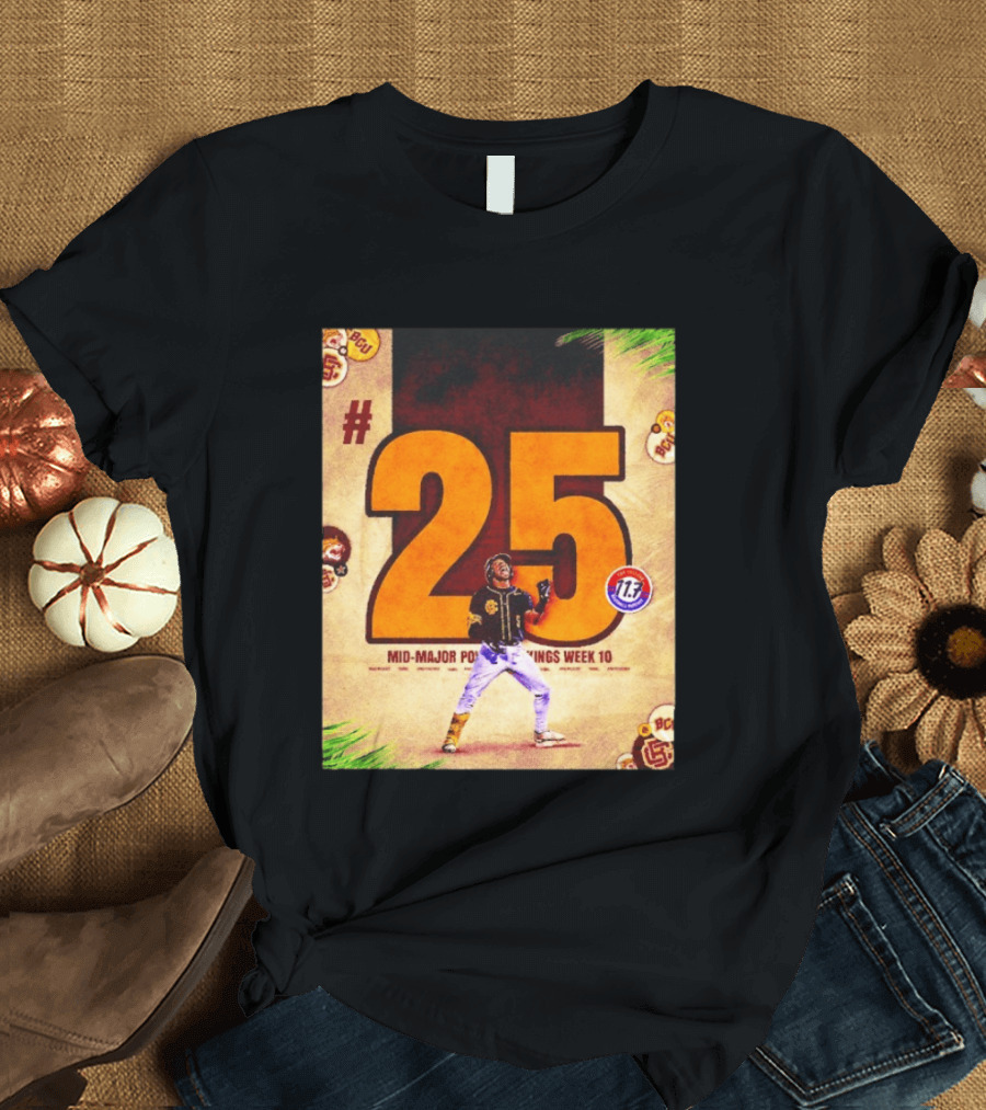 #25 Mid Major Power Rankings Week 10 Bethune Cookman Wildcats T-Shirt