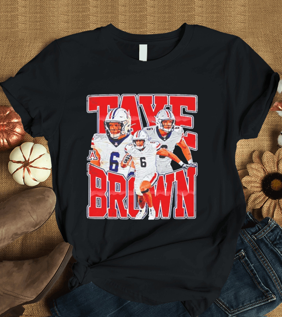 Taye Brown Arizona Wildcats Football Player Number 6 Collage T-Shirt