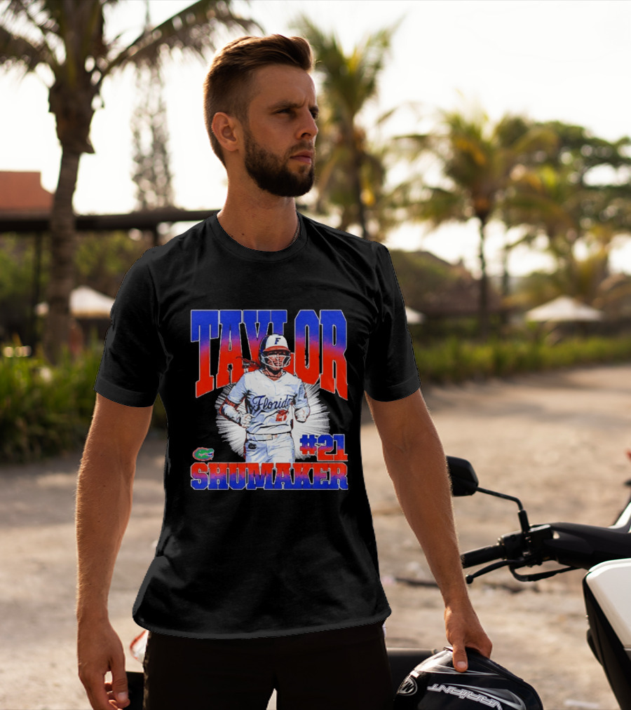 Florida Gators Taylor Shumaker NCAA Softball #21 T-Shirt