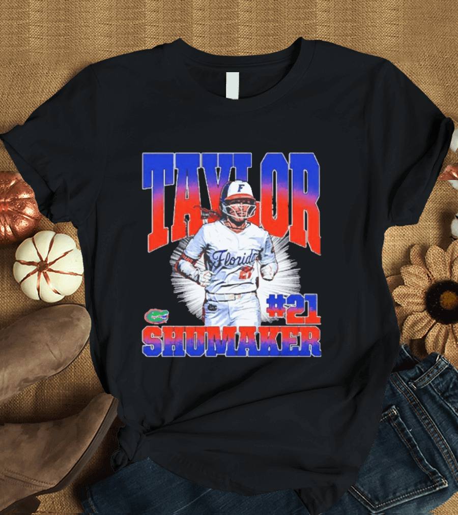 Florida Gators Taylor Shumaker NCAA Softball #21 T-Shirt