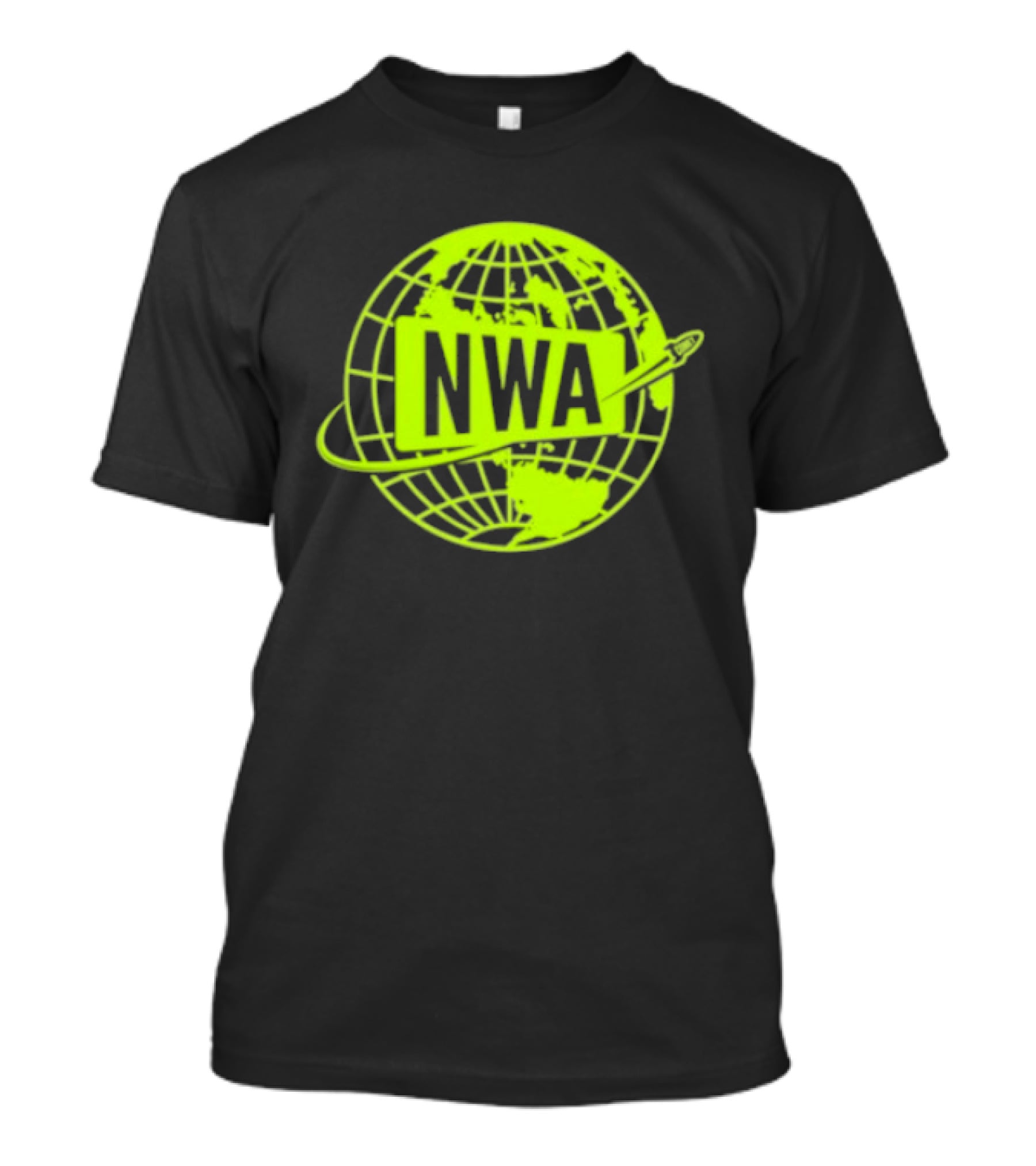 NWA National Wrestling Alliance Space Globe Comet Variant T-Shirt