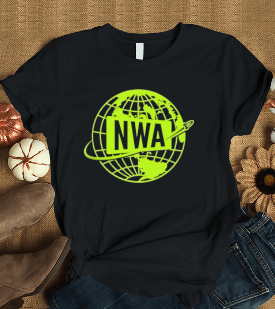 NWA National Wrestling Alliance Space Globe Comet Variant T-Shirt