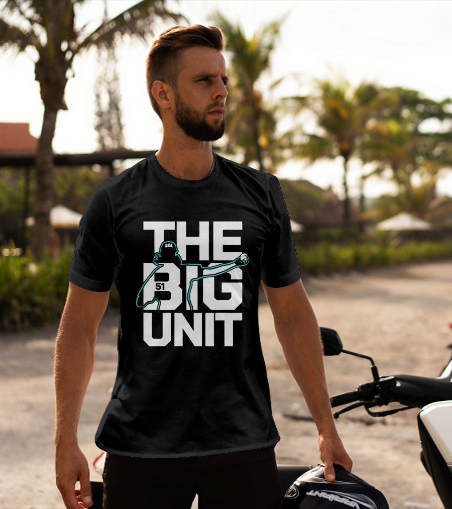 The Big Unit Randy Johnson Seattle Mariners Baseball Pitcher T-Shirt