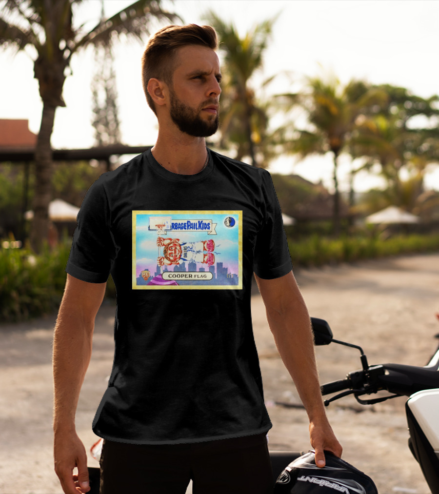 Garbage Pail Kids Cooper Flagg Dallas 32 RC Basketball Skyline T-Shirt