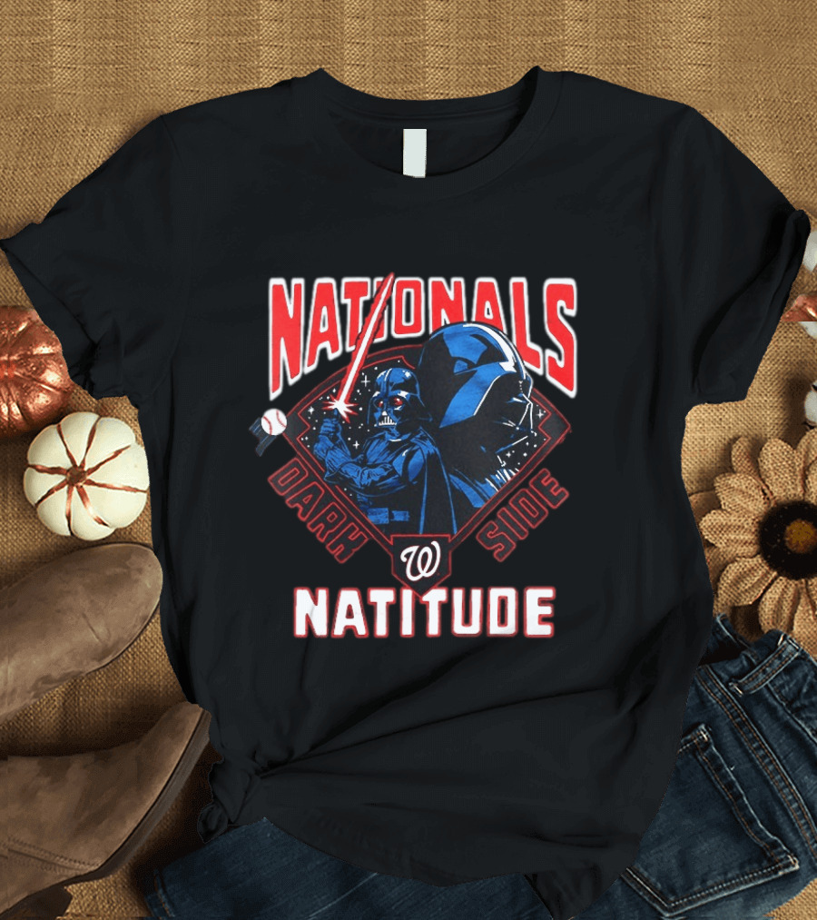 Nationals Natitude Dark Side Darth Vader Star Wars T-Shirt
