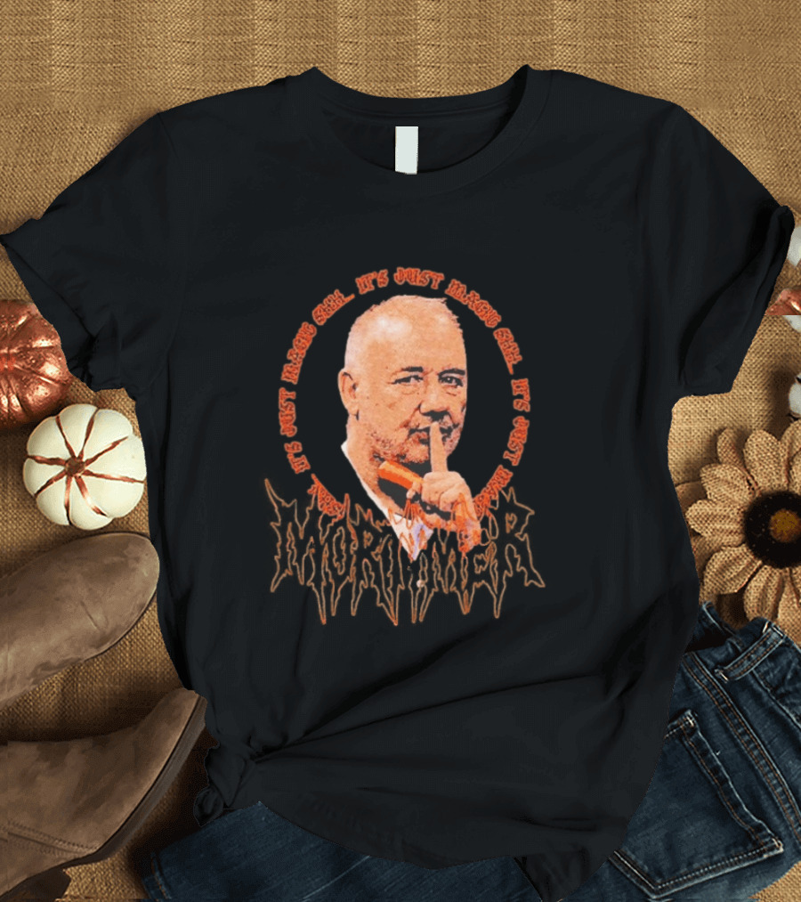 Shhh It's Just Magic Bob Mortimer Orange T-Shirt