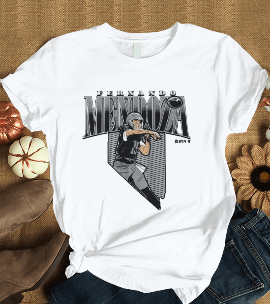 Fernando Mendoza State Star Football Quarterback Remix T-Shirt