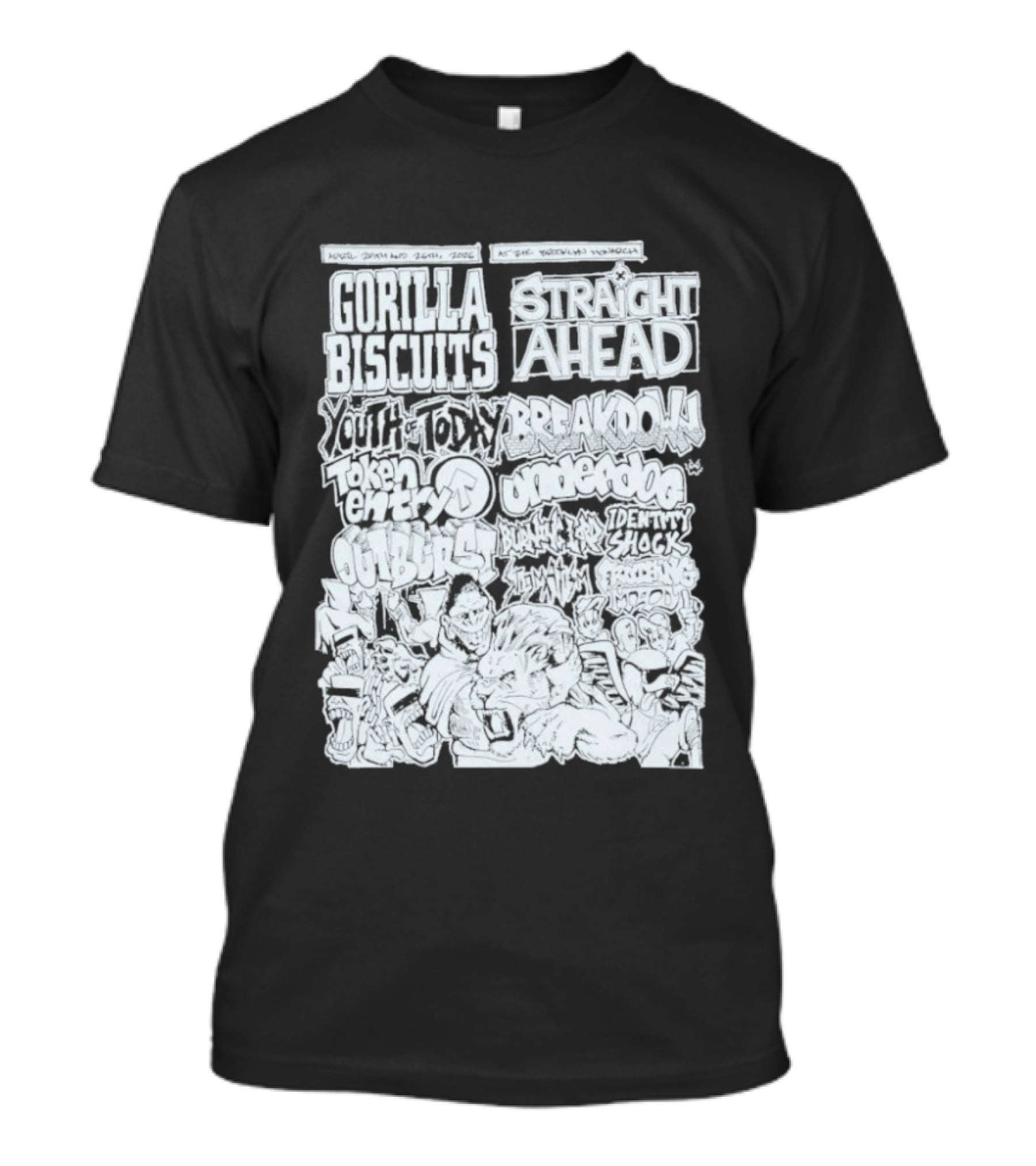 Gorilla Biscuits The Brooklyn Monarch April 25 26 2026 T-Shirt