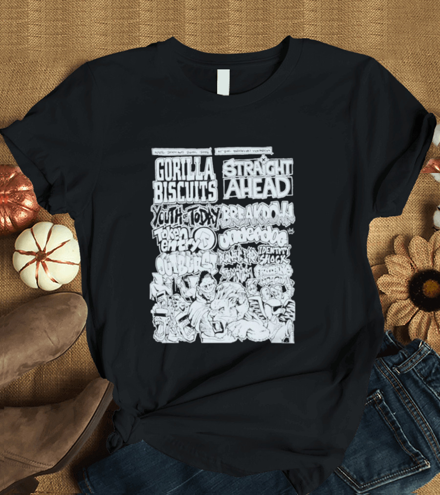 Gorilla Biscuits The Brooklyn Monarch April 25 26 2026 T-Shirt