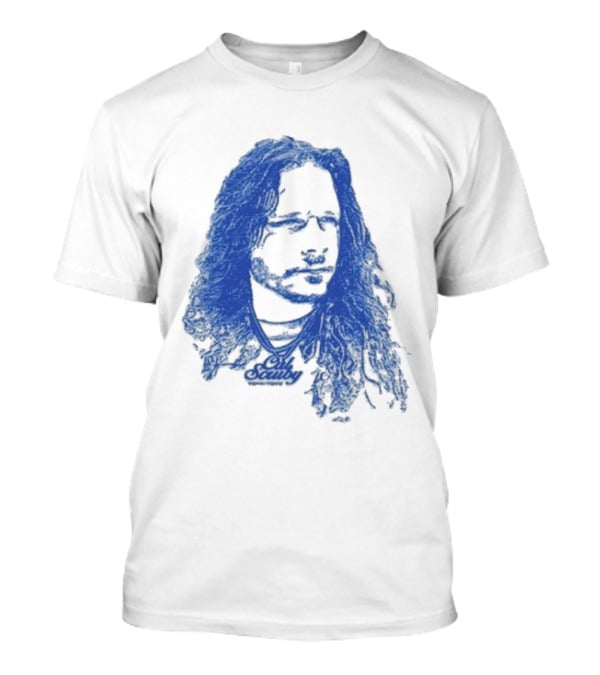 Cal Scruby Tdyk Blue Long Hair T-Shirt