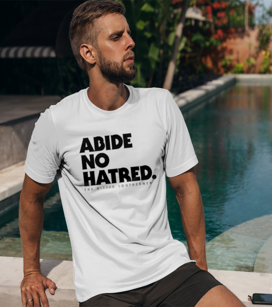 Abide No Hatred Top Button Souvenir T-Shirt