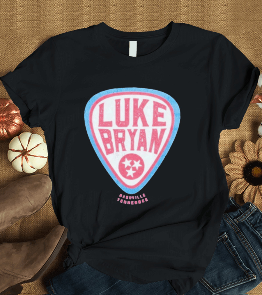 Luke Bryan Nashville Tennessee Pick Three Stars T-Shirt