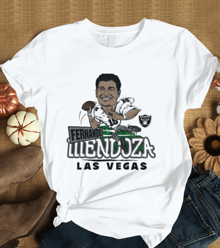 Las Vegas Raiders Fernando Mendoza Football Player T-Shirt