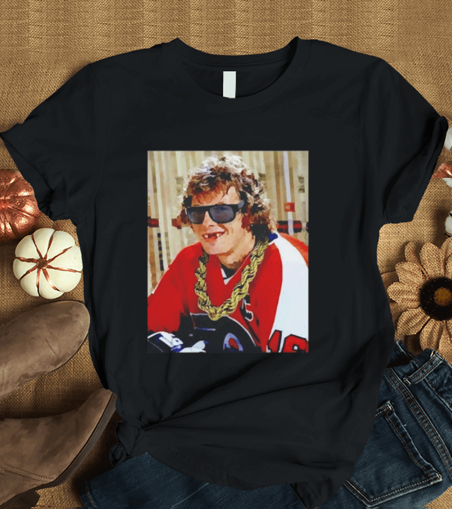 Philadelphia Flyers Bobby Clarke Retro Style Smile Iconic 1970s Nostalgia T-Shirt