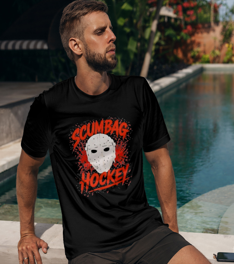 Philadelphia Scumbag Hockey Jason Voorhees Mask T-Shirt