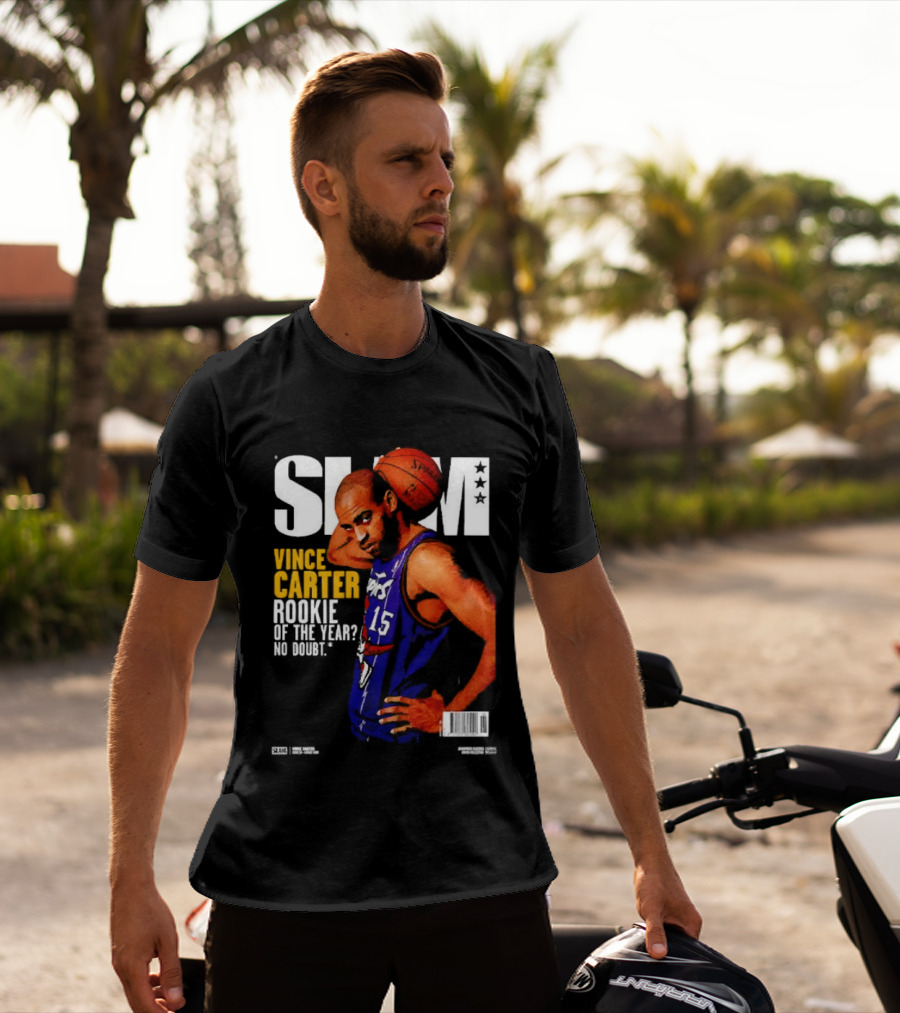 Slam Vince Carter Toronto Raptors Rookie Of The Year No Doubt T-Shirt